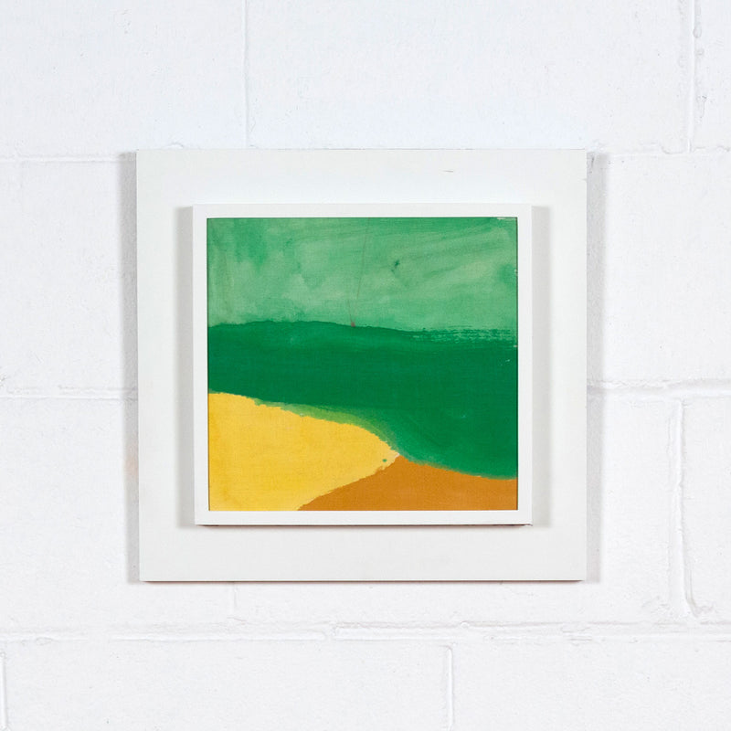Helen Frankenthaler, Painted Book, 1974, Caviar 20, displayed mounted and on white brick wall
