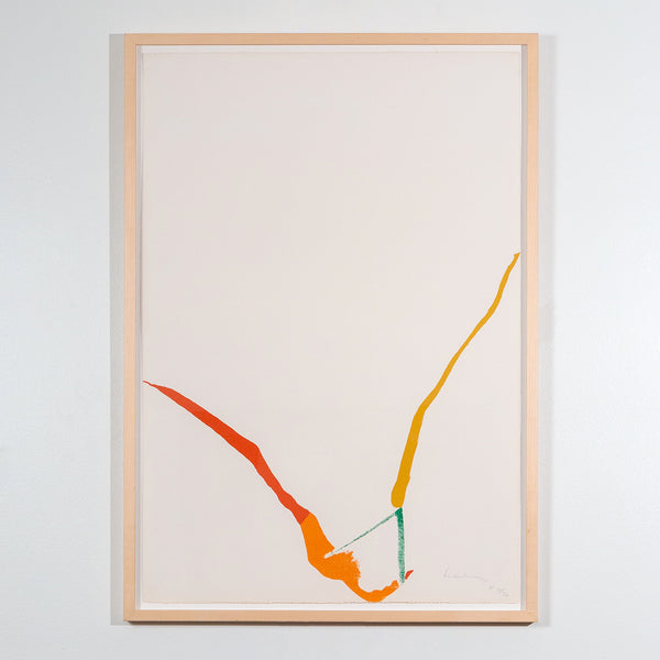 Helen Frankenthaler, Red Lines, Screenprint, 1970, Caviar20