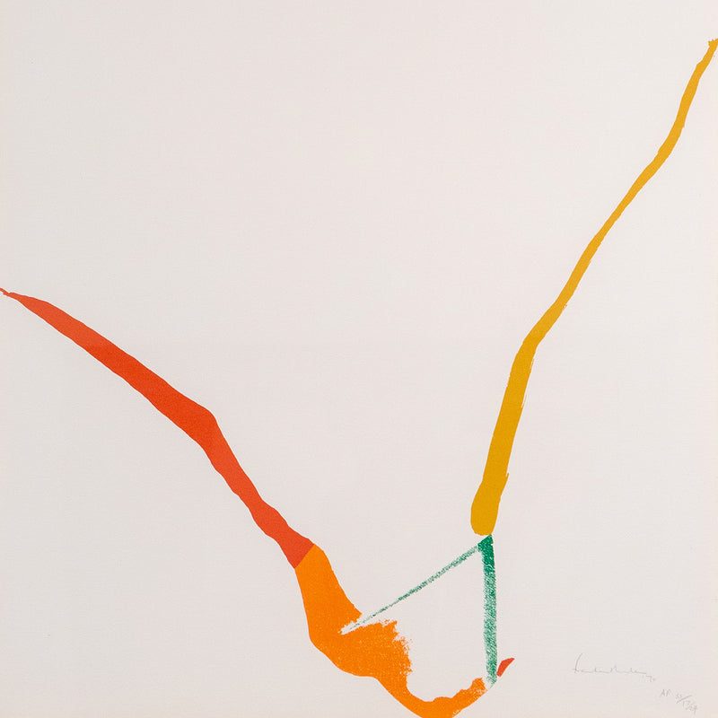 Helen Frankenthaler, Red Lines, Screenprint, 1970, Caviar20