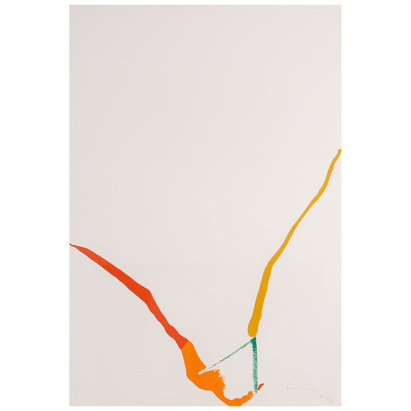 Helen Frankenthaler, Red Lines, Screenprint, 1970, Caviar20