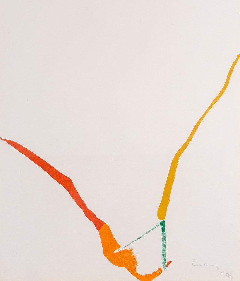 Helen Frankenthaler, Red Lines, Screenprint, 1970, Caviar20