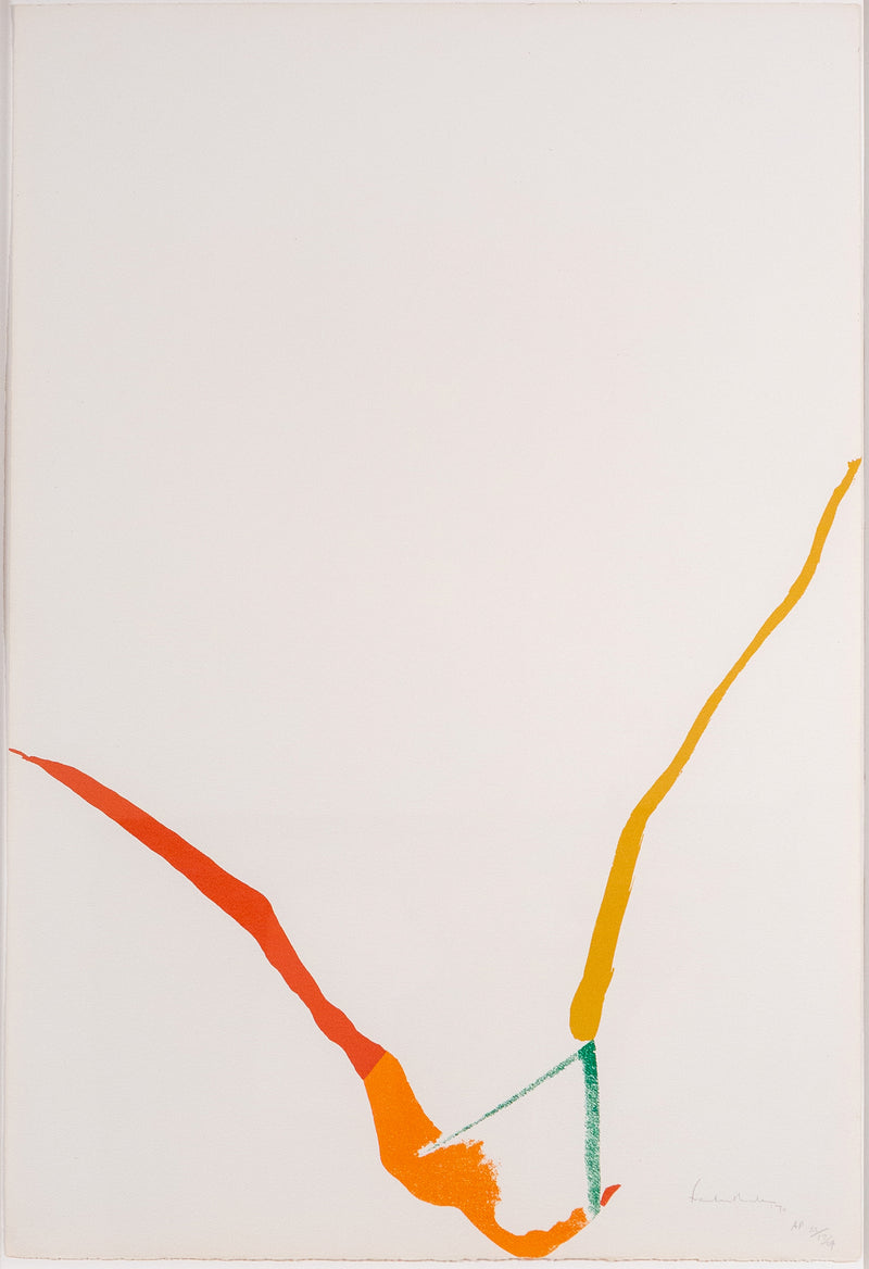 Helen Frankenthaler, Red Lines, Screenprint, 1970, Caviar20