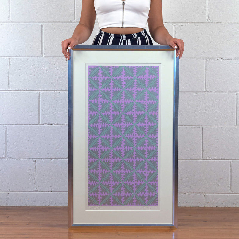 JACQUES HURTUBISE "TWIGGY" SILKSCREEN, 1967