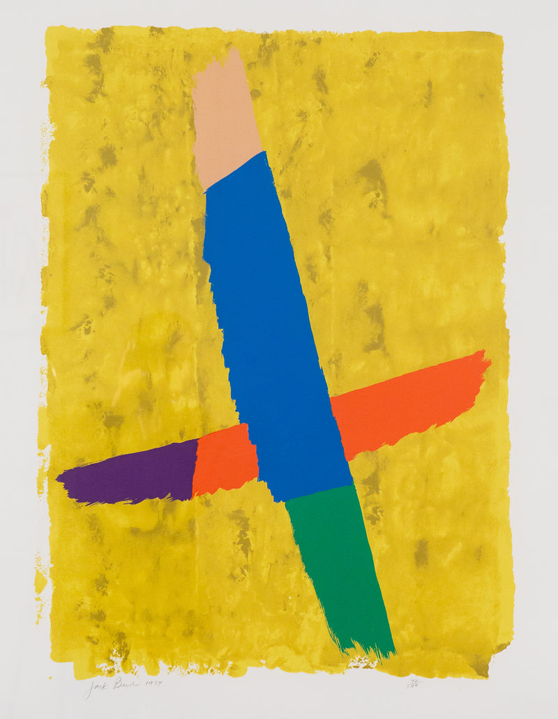 Jack Bush, Cross Over, Serigraph, 1974, Caviar20