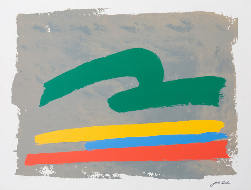 1971 Serigraph print by iconic Canadian color field artist, Jack Bush.