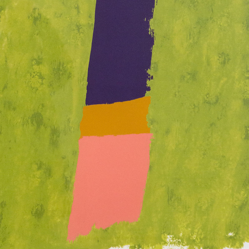 Jack Bush, Purple Thrust, Serigraph, 1974
