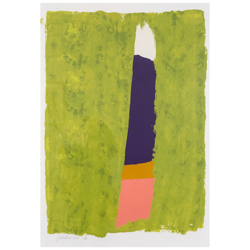 Jack Bush, Purple Thrust, Serigraph, 1974