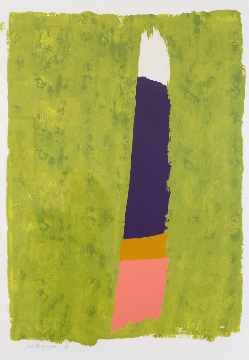 Jack Bush, Purple Thrust, Serigraph, 1974