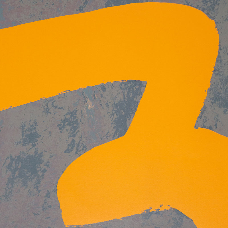 JACK BUSH "YELLOW MARK" SERIGRAPH, 1971