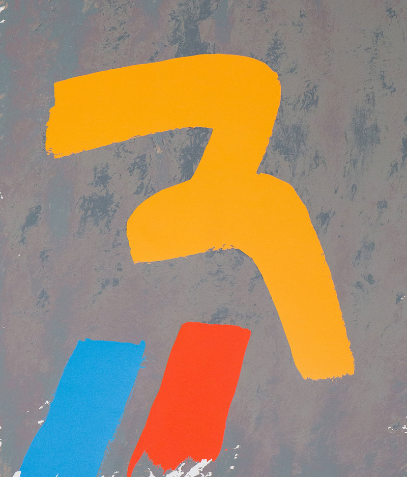 JACK BUSH "YELLOW MARK" SERIGRAPH, 1971