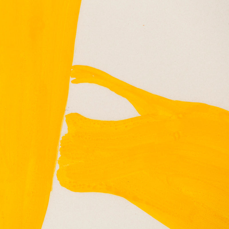 JACK YOUNGERMAN "TANGERINE - UP" GOUACHE, 1965
