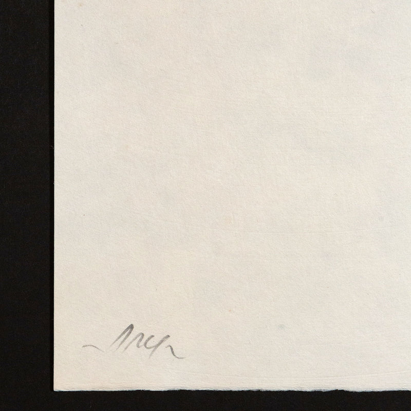 Jean Arp, Idole, Woodcut, Dada, Surrealism, 1961, signature