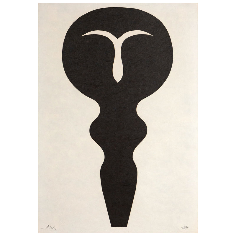 Jean Arp, Idole, Woodcut, Dada, Surrealism, 1961