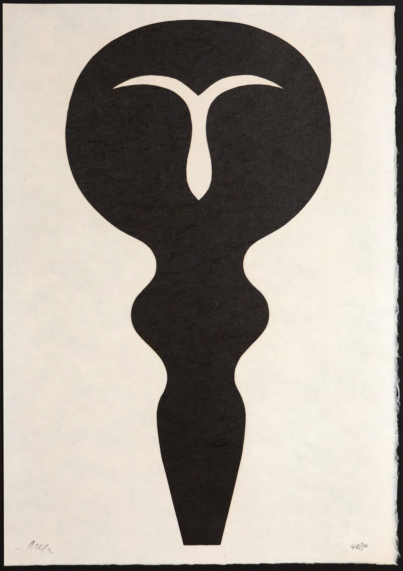 Jean Arp, Idole, Woodcut, Dada, Surrealism, 1961