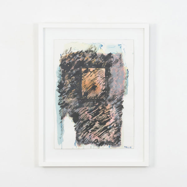 JEAN McEWEN "UNTITLED" WATERCOLOR, 1989