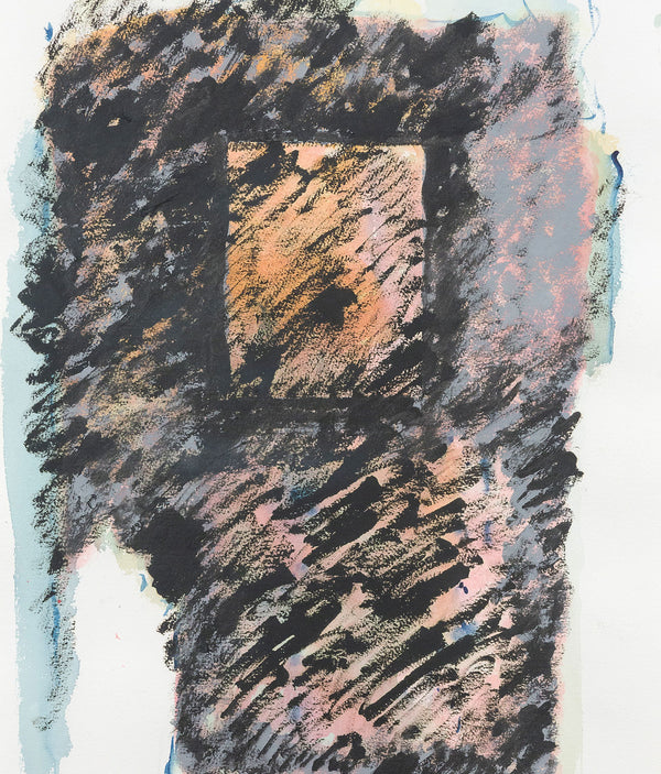 JEAN McEWEN "UNTITLED" WATERCOLOR, 1989