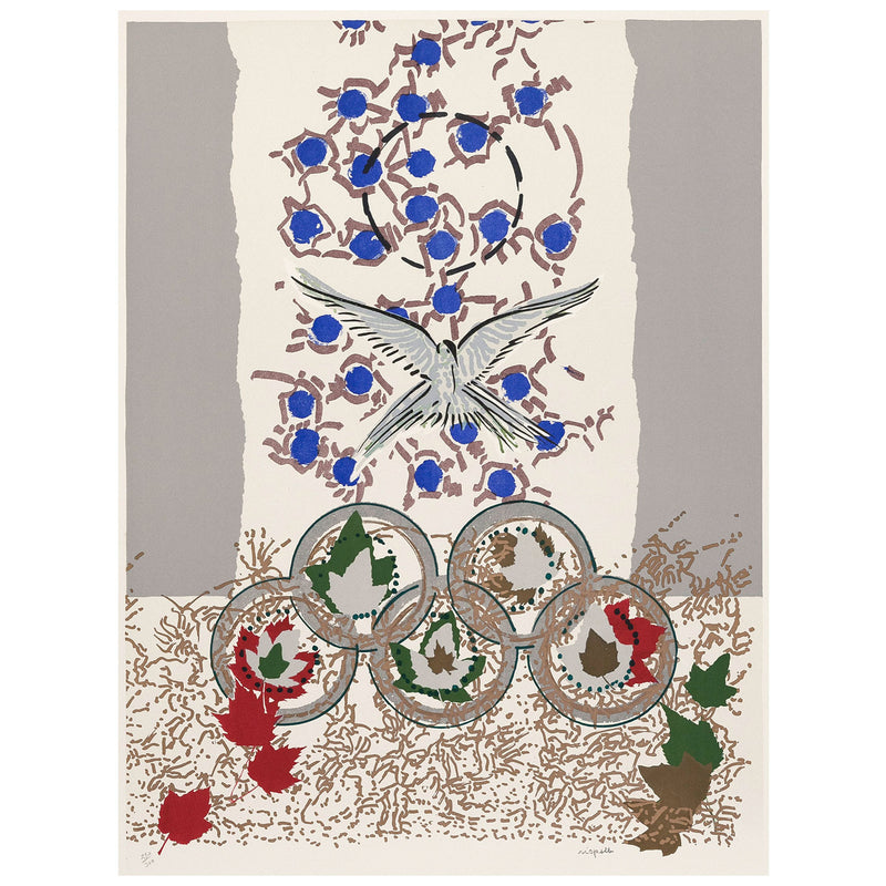 Riopelle prints Caviar20 Dove of Peace 1988
