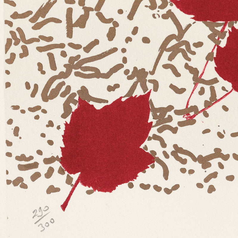 RIOPELLE "DOVE OF PEACE" SILKSCREEN, 1988