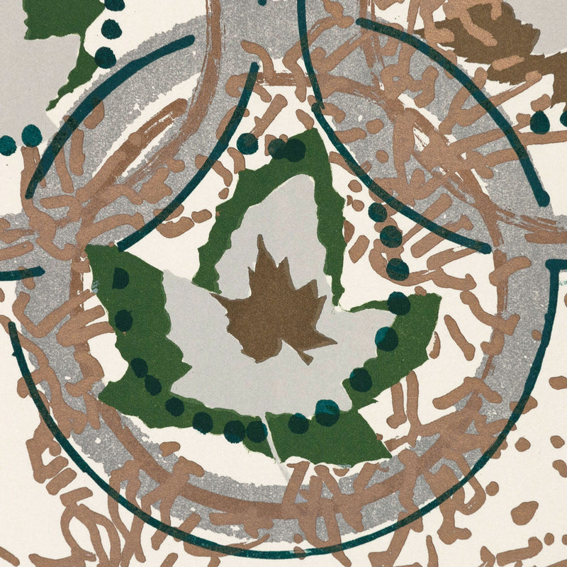 RIOPELLE "DOVE OF PEACE" SILKSCREEN, 1988