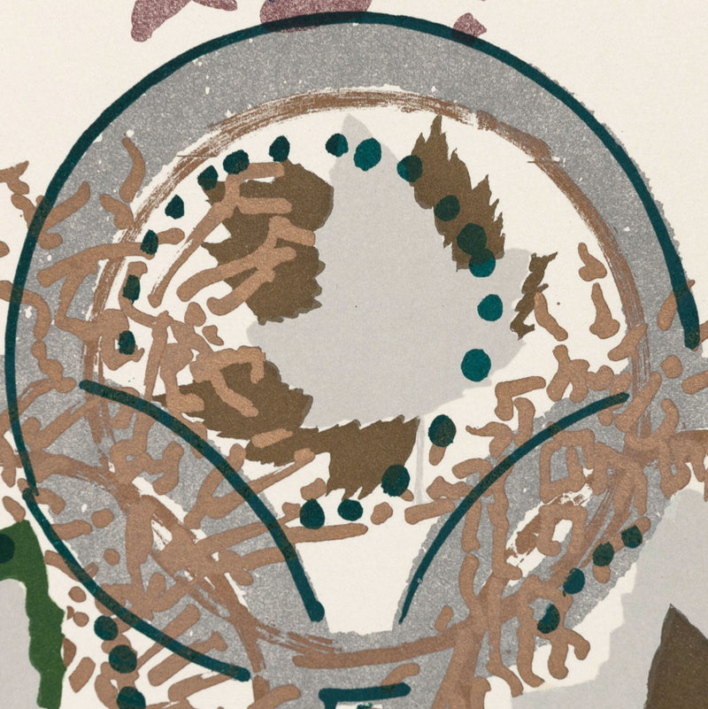 RIOPELLE "DOVE OF PEACE" SILKSCREEN, 1988