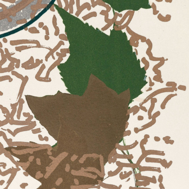 RIOPELLE "DOVE OF PEACE" SILKSCREEN, 1988