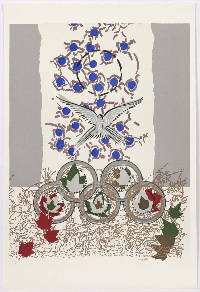 Riopelle prints Caviar20 Dove of Peace 1988
