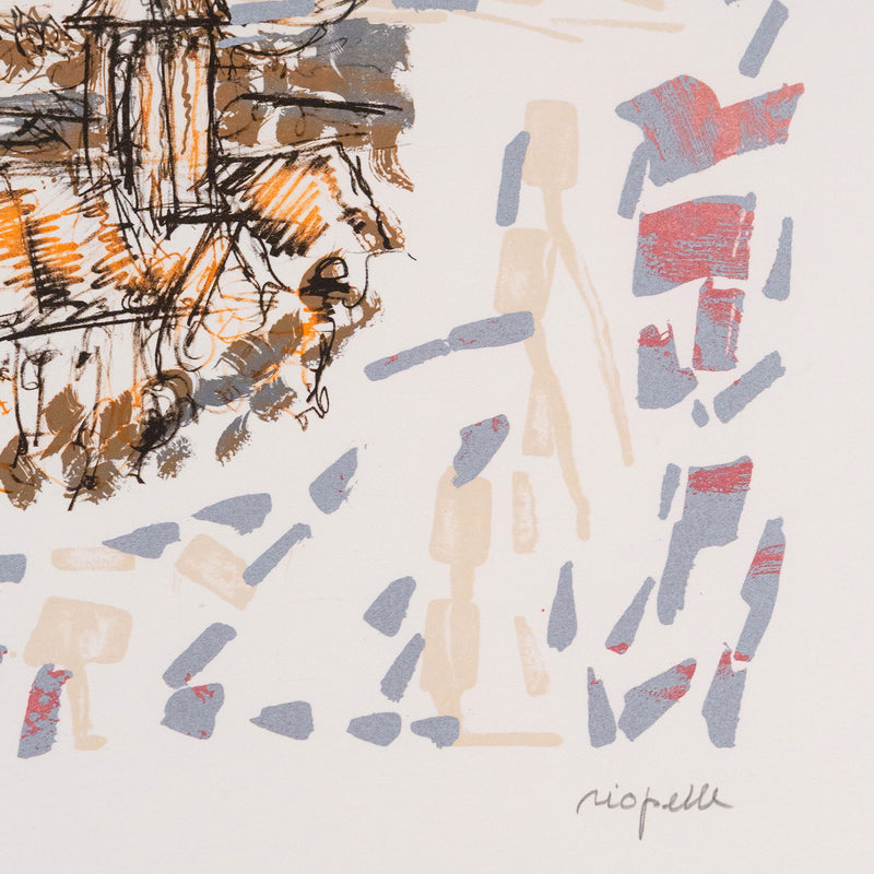 Jean-Paul Riopelle, Midi à Vétheuil, Lithograph, 1985, Caviar20