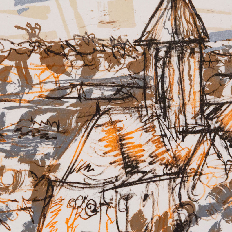 Jean-Paul Riopelle, Midi à Vétheuil, Lithograph, 1985, Caviar20