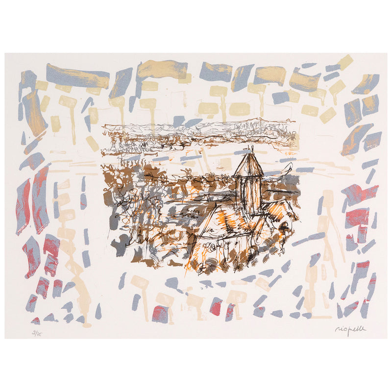 Jean-Paul Riopelle, Midi à Vétheuil, Lithograph, 1985, Caviar20