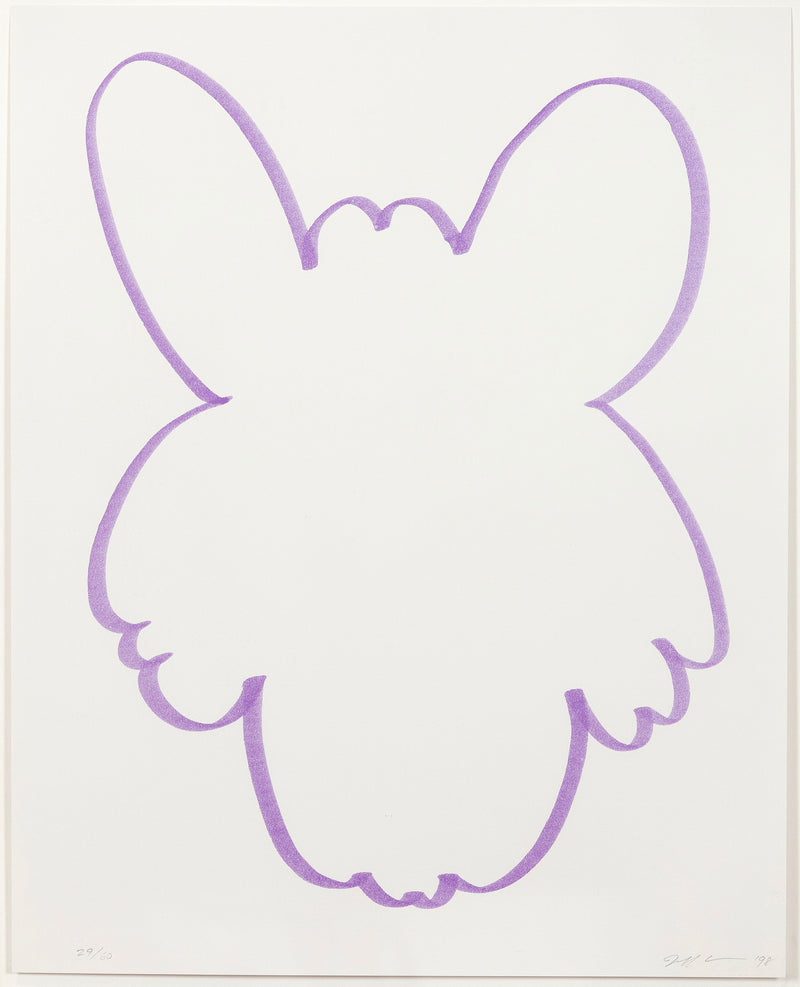 JEFF KOONS "PURPLE FUN" LITHO, 1998