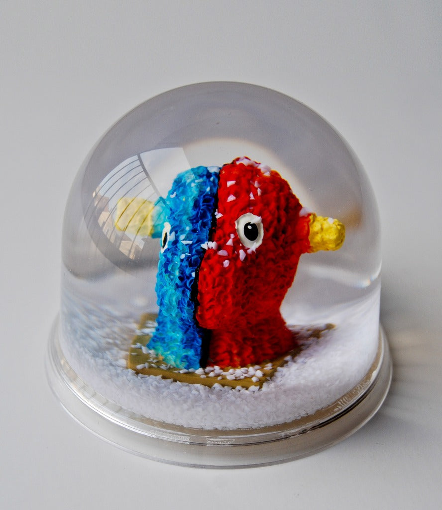 彫刻・オブジェ Jeff Koons Split Rocker Snow Globe, 2000 Snow globe Jeff Koons (2000) – Gallery Serieuze Zaken by Rob