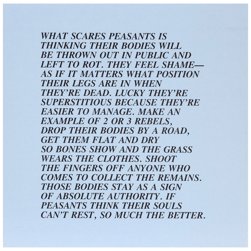 Jenny Holzer, American Art, "Inflammatory Essay" (from Documenta 1982)  Offset lithograph  17”H 17”W  Very good condition  Detailed condition report by request 