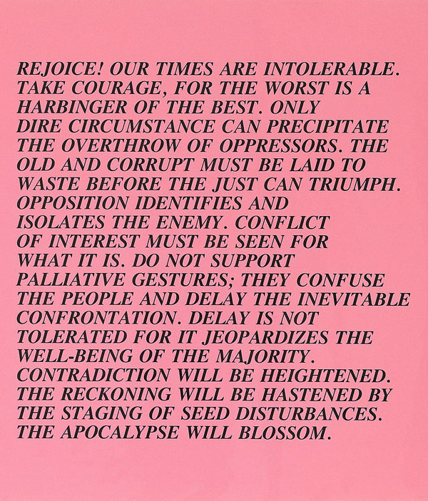 Jenny Holzer Inflammatory Essay Caviar20