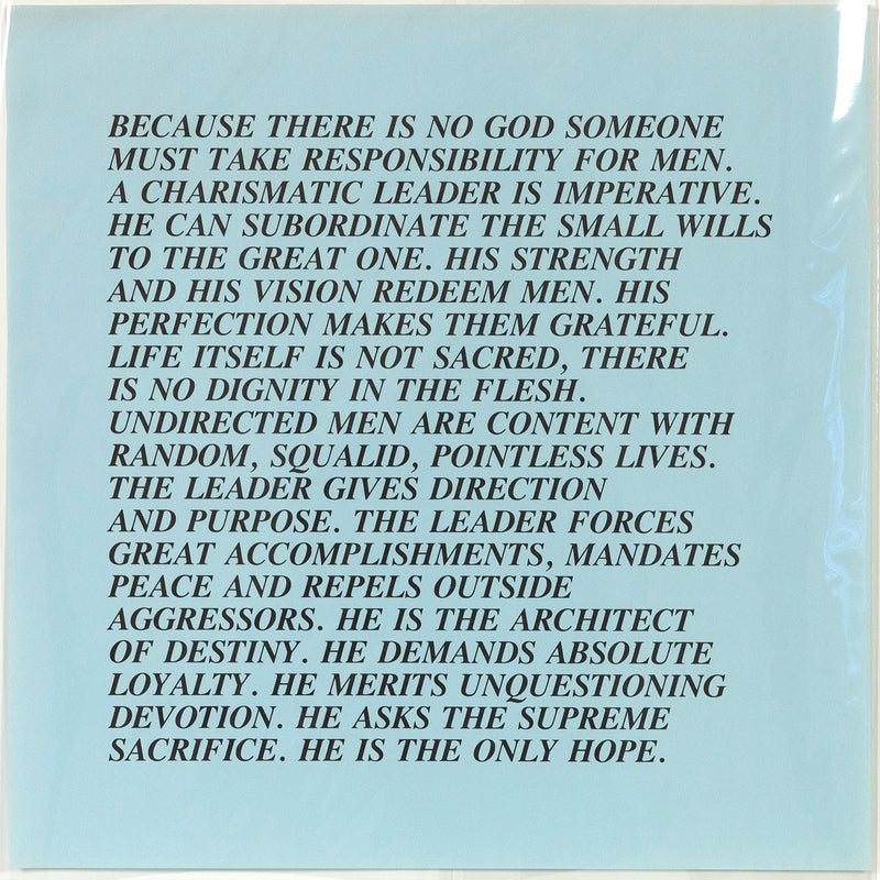 Jenny Holzer Inflammatory Essay Caviar20