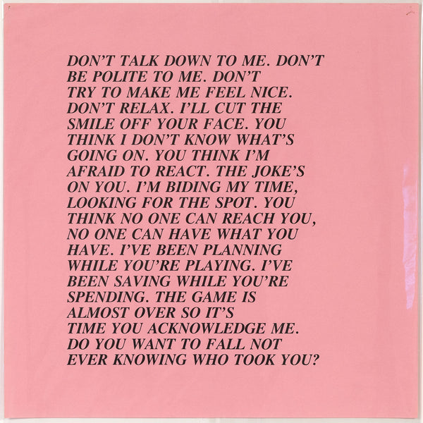 Jenny Holzer Inflammatory Essay Caviar20