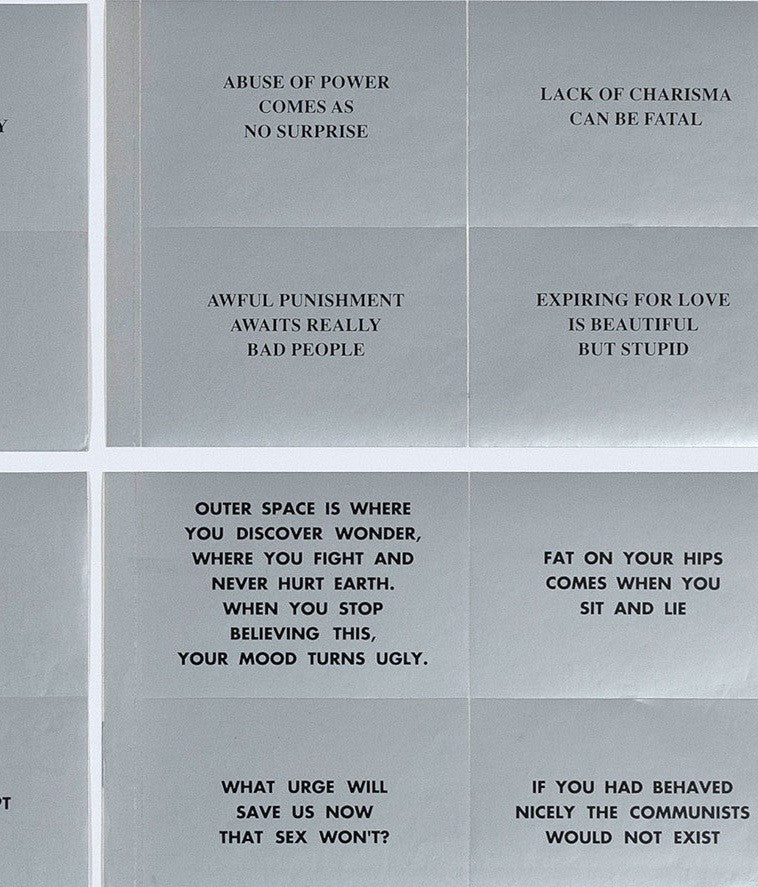 Jenny Holzer Messages 1988 Caviar20