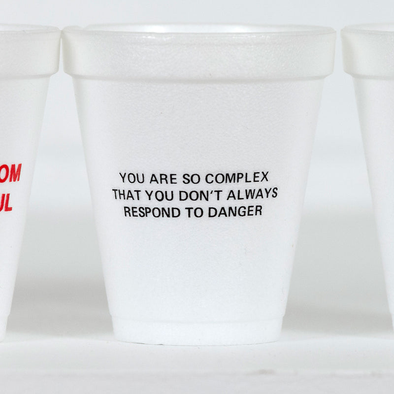 Jenny Holzer Survival Cups 1983 Caviar20