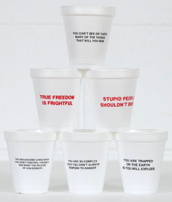 Jenny Holzer Survival Cups 1983 Caviar20