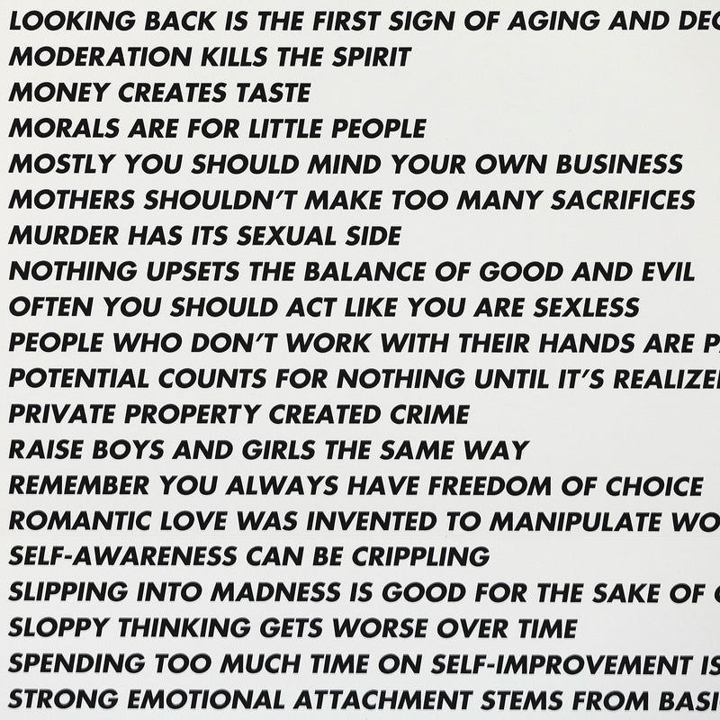 Jenny Holzer Truisms text Travaux Publics Public Works 1996 Caviar20