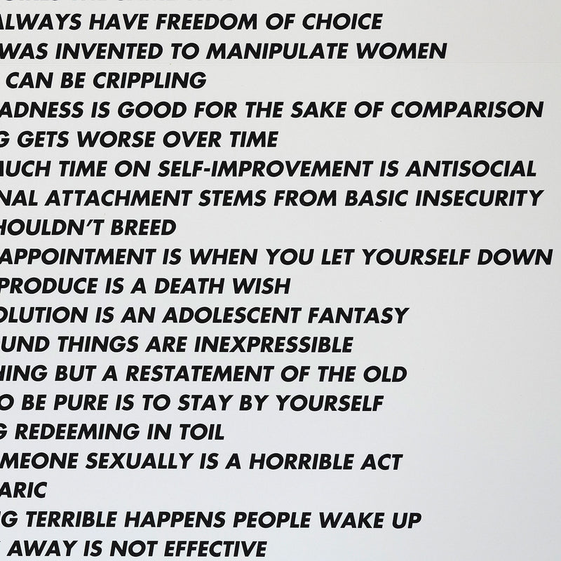 Jenny Holzer Truisms text Travaux Publics Public Works 1996 Caviar20