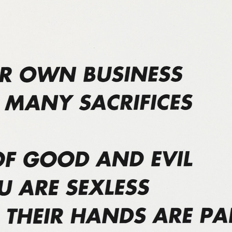Jenny Holzer Truisms text Travaux Publics Public Works 1996 Caviar20