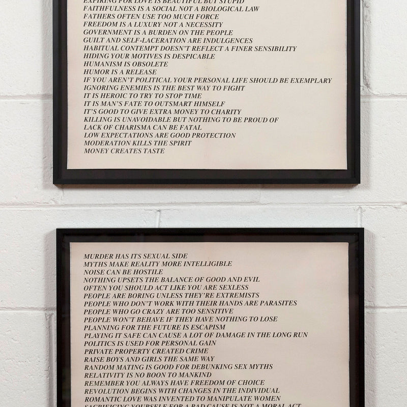 Jenny Holzer Truisms Caviar20 multiples