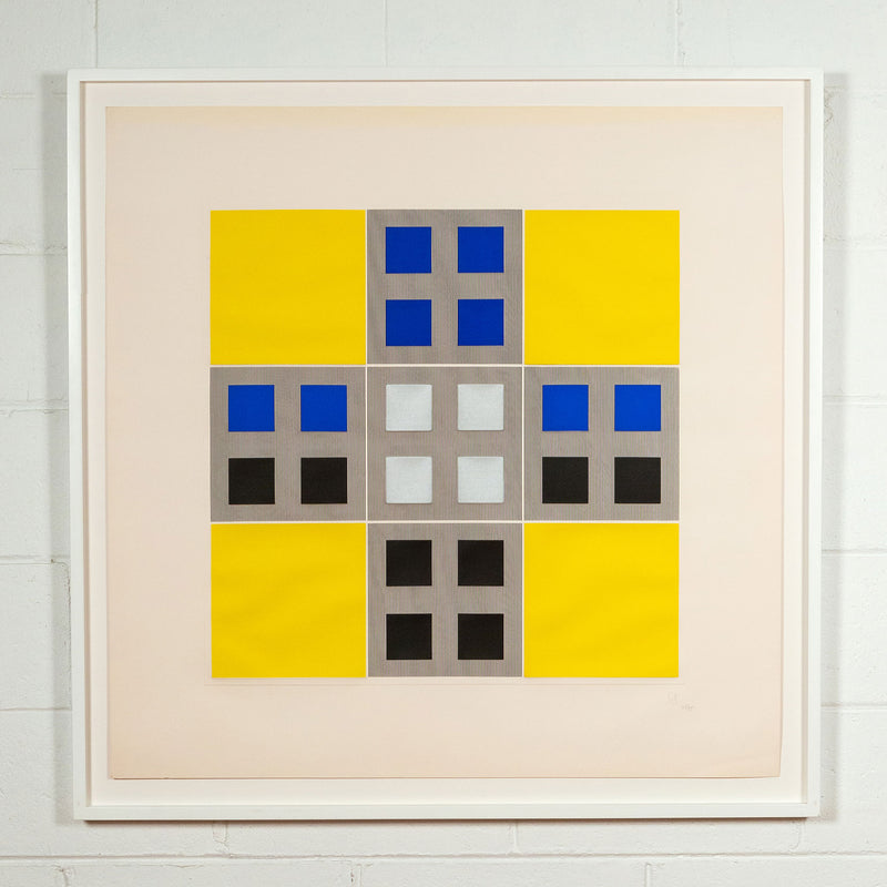Jesus Rafael Soto, Composition 1, Yellow Squares, Silkscreen, 1973, Caviar20