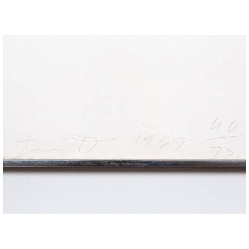 JIM DINE "RAINBOW SCISSORS" LITHO, 1969