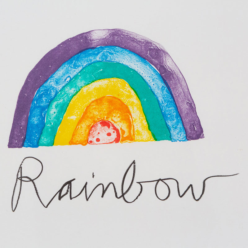 JIM DINE "RAINBOW SCISSORS" LITHO, 1969