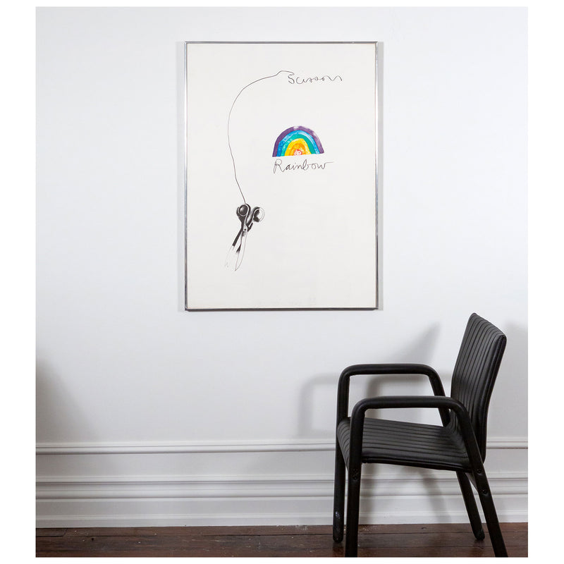 JIM DINE "RAINBOW SCISSORS" LITHO, 1969