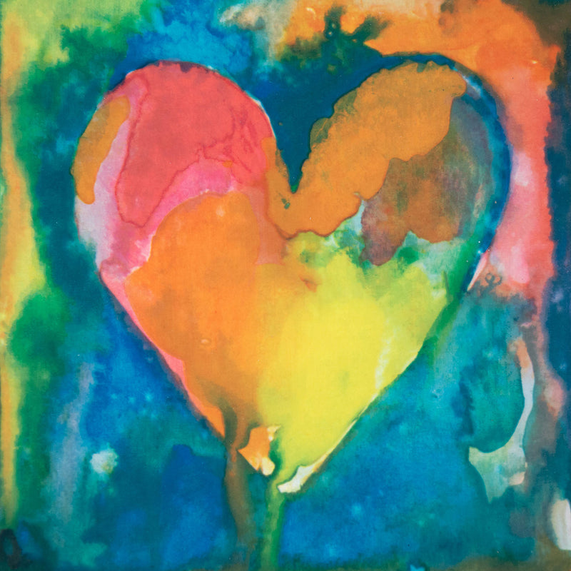JIM DINE "HEART II" LITHOGRAPH, 1970