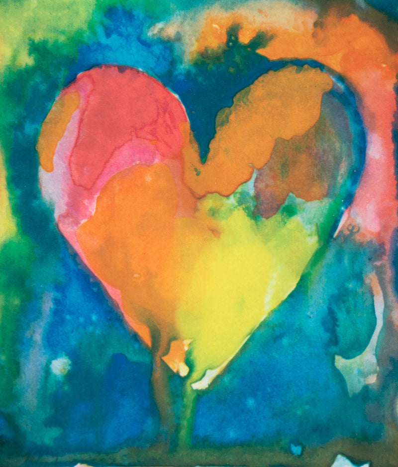JIM DINE "HEART II" LITHOGRAPH, 1970