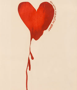 Jim Dine prints Caviar20 Satin Heart