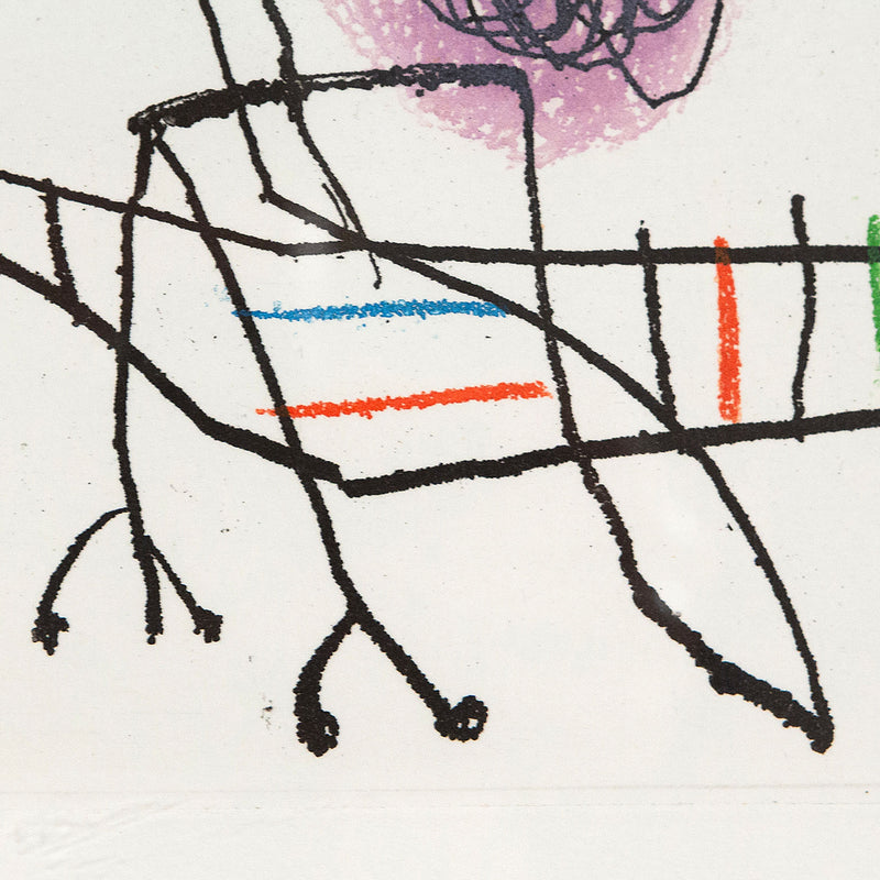 Joan Miro, Demand D'Empoli, Etching, Drypoint, 1960, Caviar20